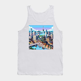 Seoul Pixel Art Illustration Tank Top